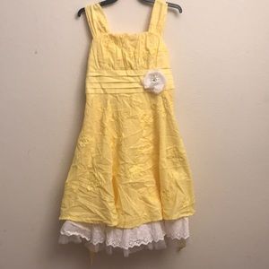 Girls Yellow Dress